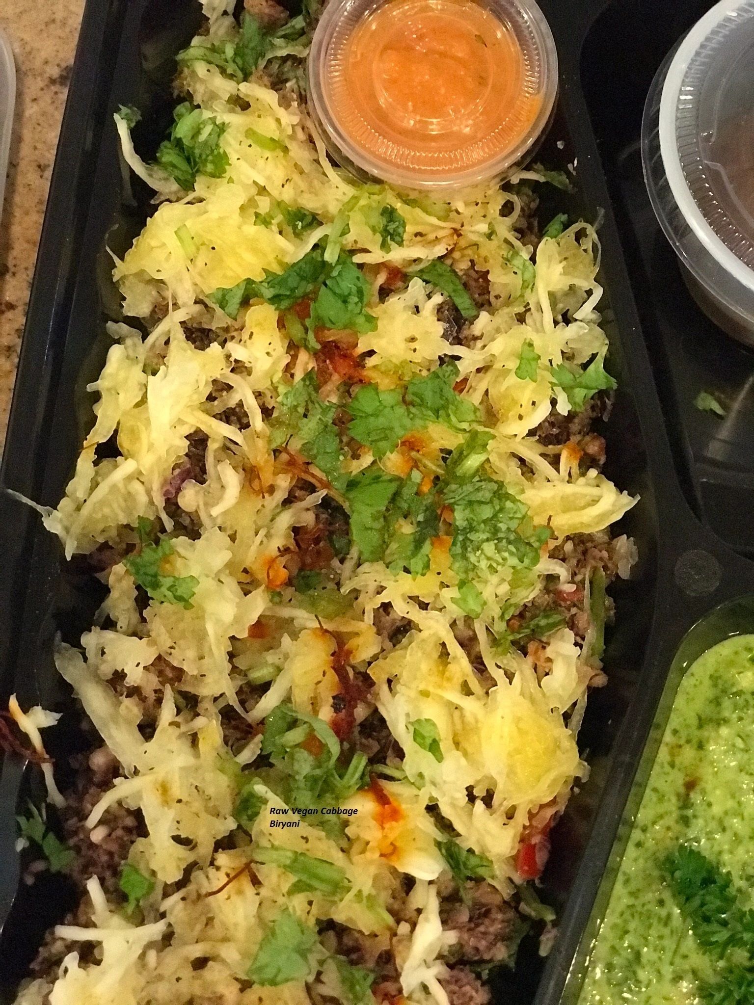 Raw vegan Menu: 10/09/2017